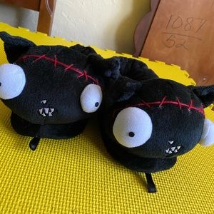 Vintage Emily the Strange Monster Slippers